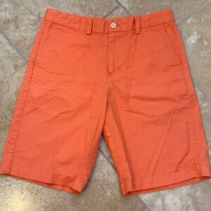 Vineyard Vines Orange Flat-Front Men's Shorts